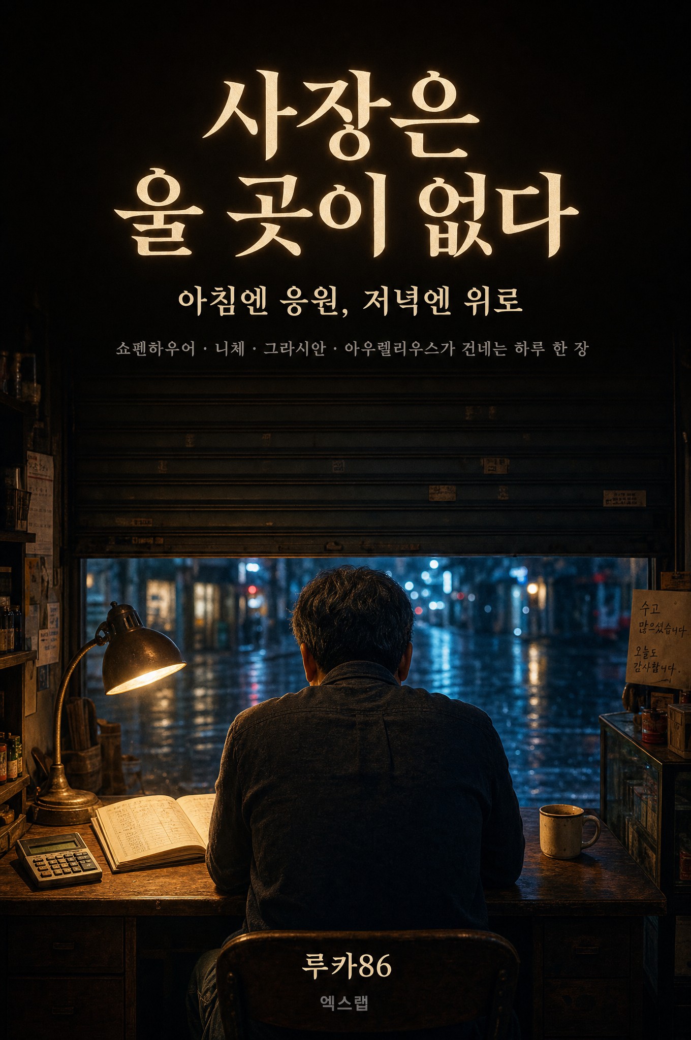 사장은 울 곳이 없다 전자책 표지