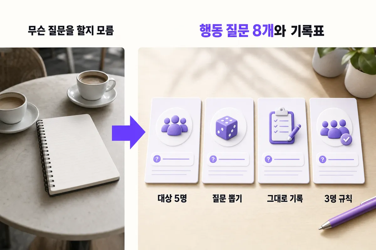 고객이 뭘 원하는지 모를 때 — 문제와 해결을 한 장으로 정리한 인포그래픽