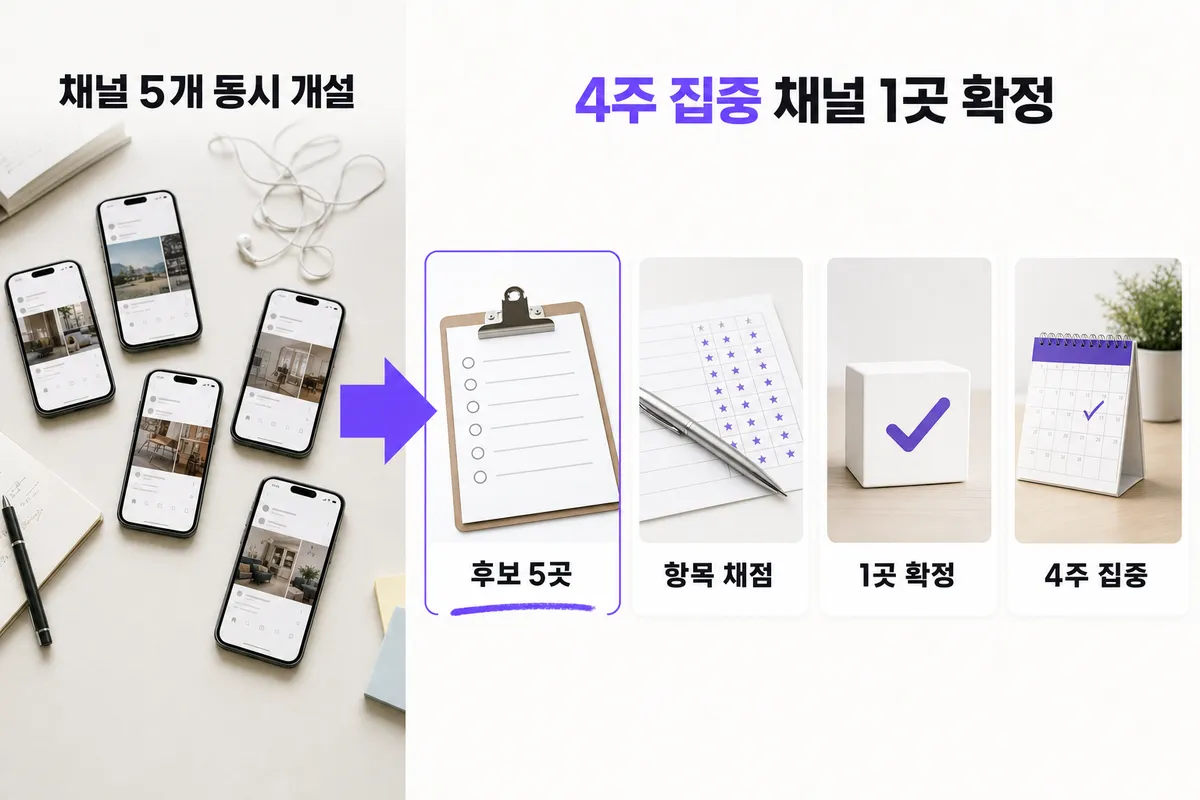 첫 고객을 어디서 만날지 모를 때 — 문제와 해결을 한 장으로 정리한 인포그래픽